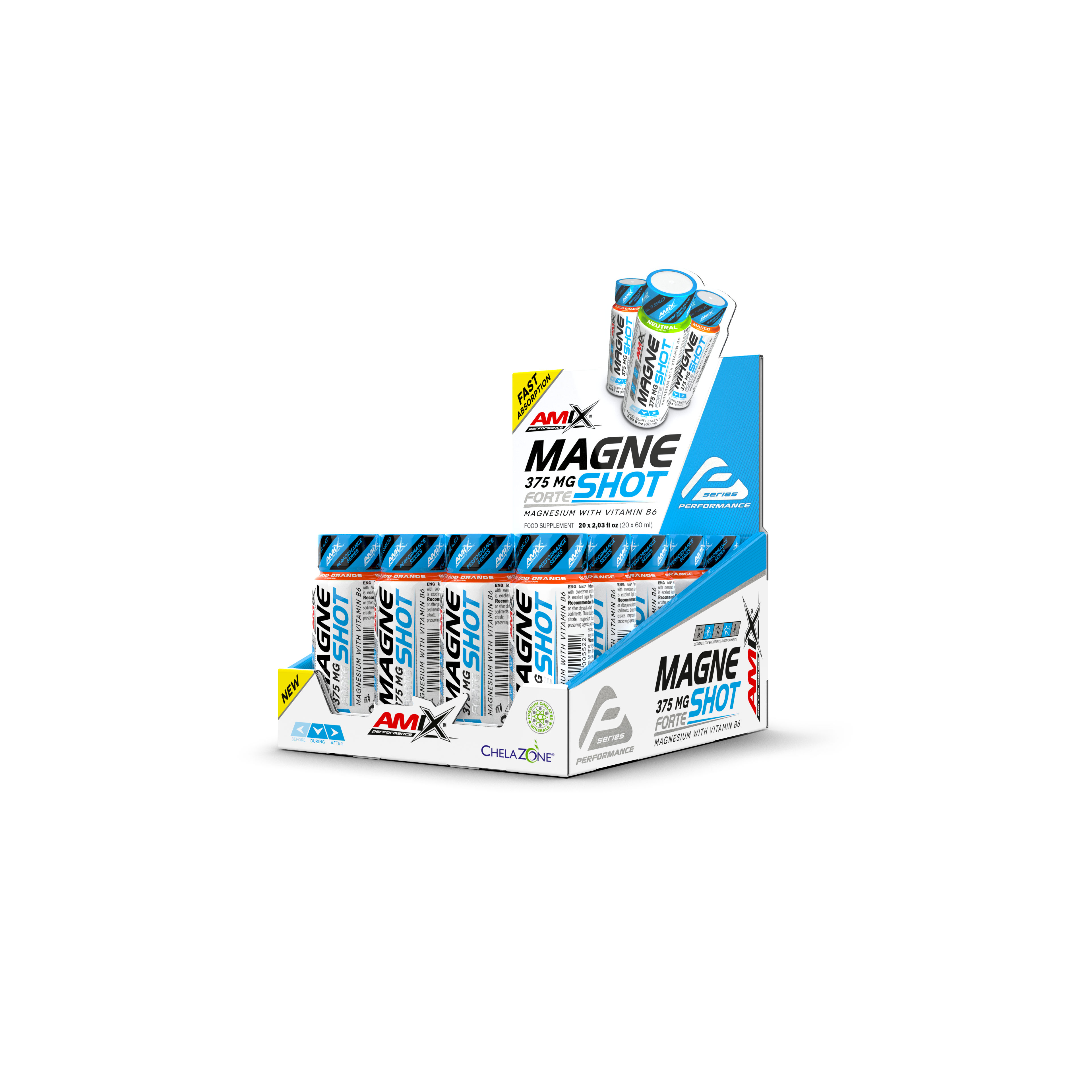 MAGNESHOT FORTE 375mg 20*60