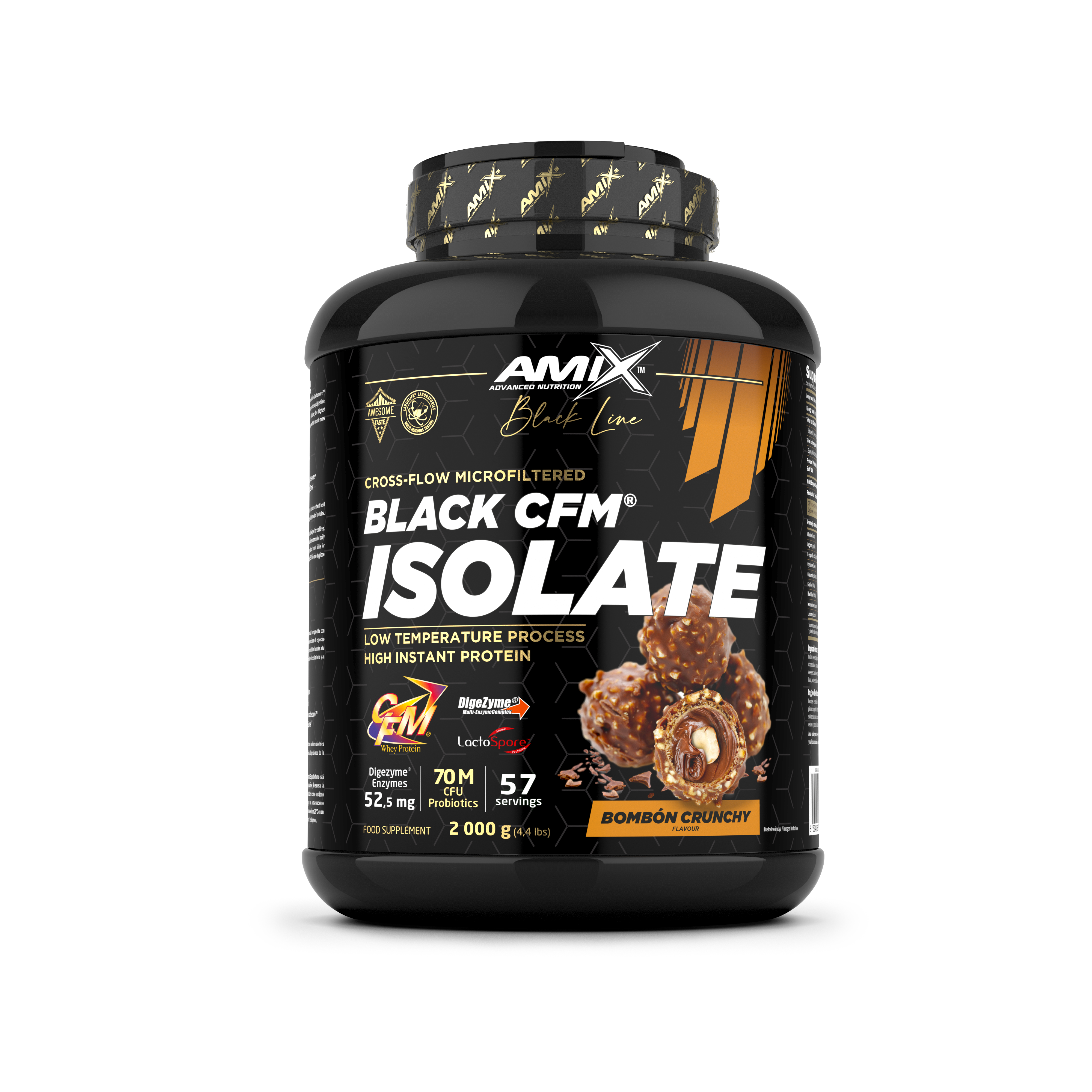 PROTEINE BLACK CFM ISOLATE 2kg