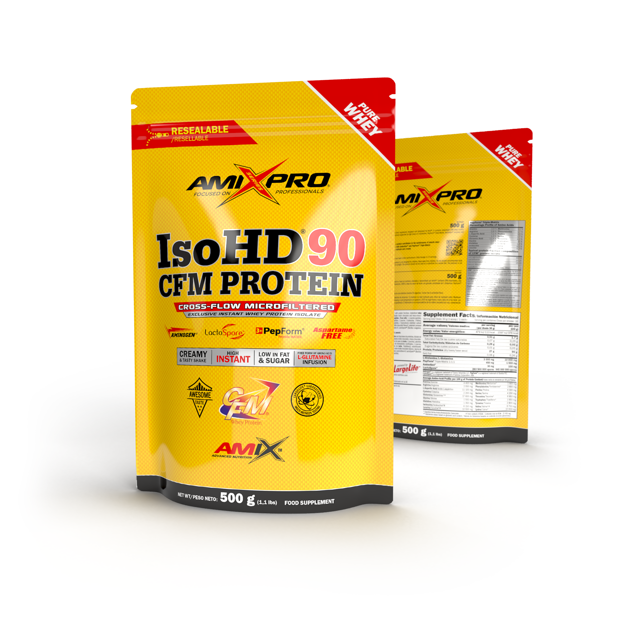 ISO HD® 90 CFM PROTEIN 500 gr DOYPACK AMIX